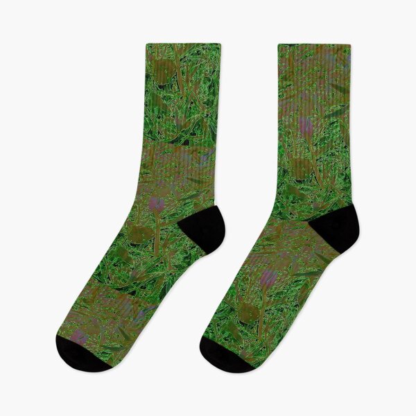 Item preview, Neon emerald bamboo leaves designed and sold by stevepaint.