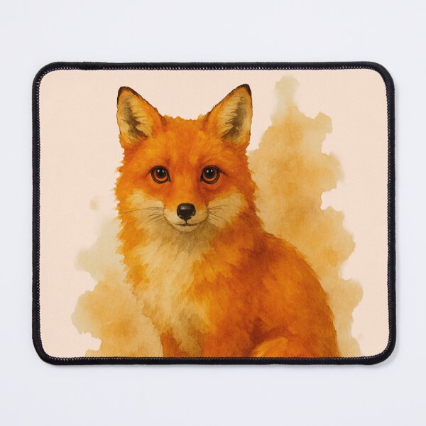 Item preview, Serene Fox – Natural Watercolor Art designed and sold by Trait de Lune.
