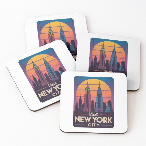 Item preview, Visit New York City Typography Minimalist Design designed and sold by Enea Kelo.