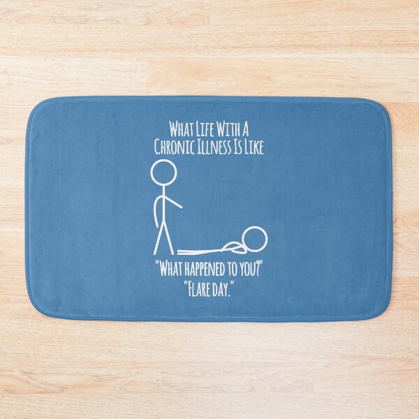 Item preview, Life With A Chronic Illness - Flare Day Reality Check designed and sold by Designs by Jesabee.