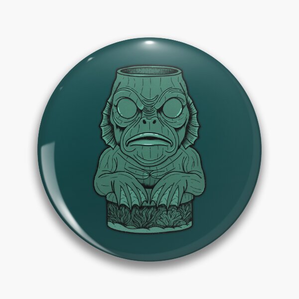 Item preview, Creature Tiki Mug – Retro Horror Monster Design designed and sold by DerpCat Sketches.