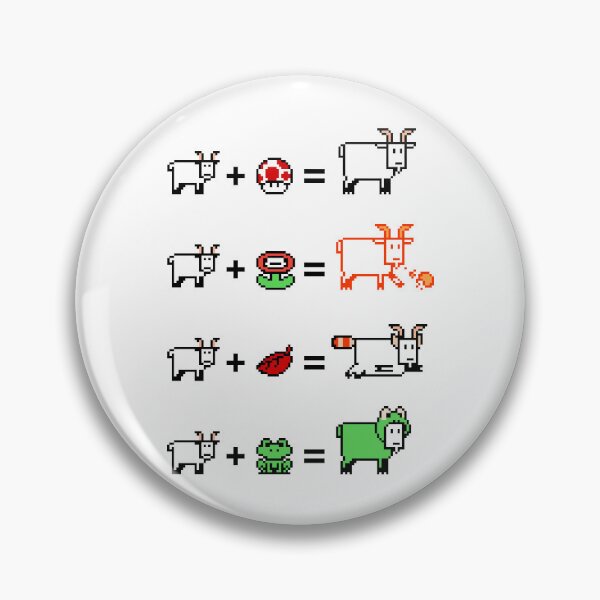 Item preview, Goat Power-ups designed and sold by Ian Gibson.