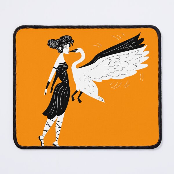Item preview, leda and the zeus swan greek mythology designed and sold by matintheworld ( delcarmat ).