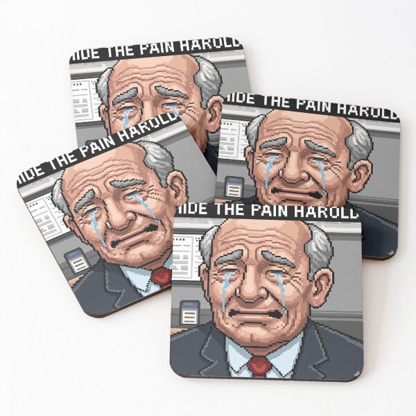 Item preview, Pixel Art “Hide the Pain Harold” T-shirt designed and sold by quiqeuu.