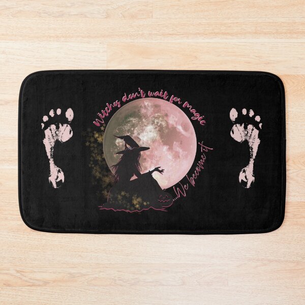 Item preview, Witches Don’t Wait for Magic (BLACK) – Feminine Power Witch Moon Aesthetic Design designed and sold by DivinePlethora.