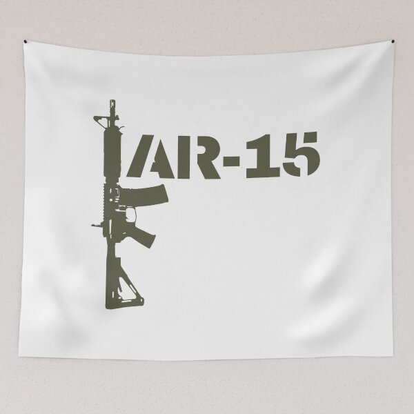 Artikelvorschau, Taktisches Gewehr AR-15 entworfen und verkauft von UNK-Fatigues.
