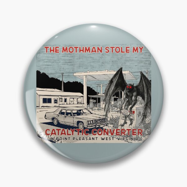 Item preview, the mothman stole my Catalytic converter designed and sold by gear-posters.