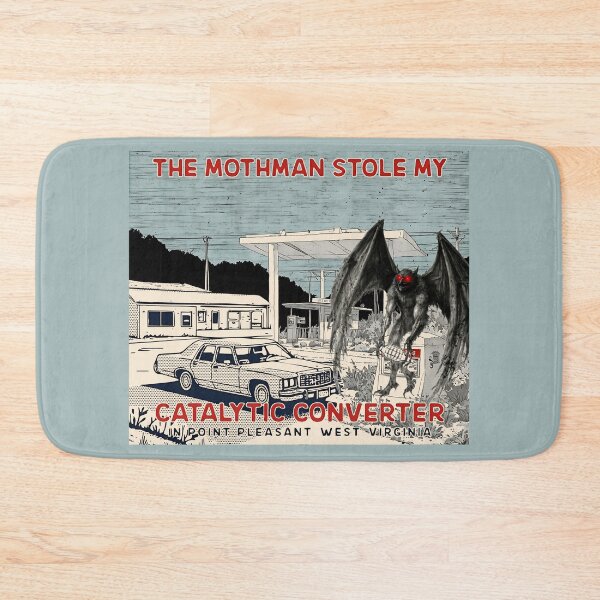 Item preview, the mothman stole my Catalytic converter designed and sold by gear-posters.