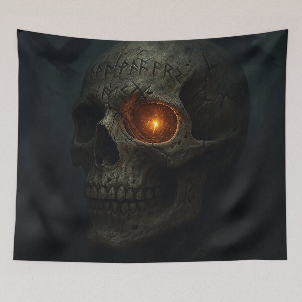 Item preview, Mystical Skull of a God designed and sold by NorseDrip.
