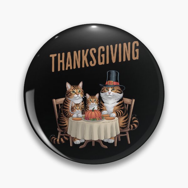Item preview, Cat Thanksgiving designed and sold by ReneMM.
