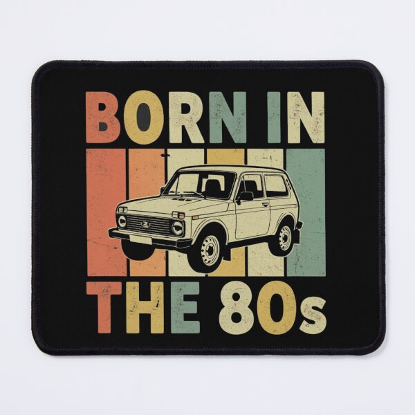Item preview, Born in the Eighties Lada designed and sold by SillyGoose-Tees.
