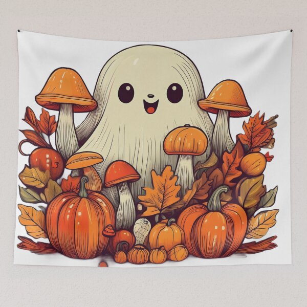 Item preview, Ghosts Pumpkin, Halloween, magic, fall, autumn designed and sold by Edgot Emily Dimov-Gottshall.