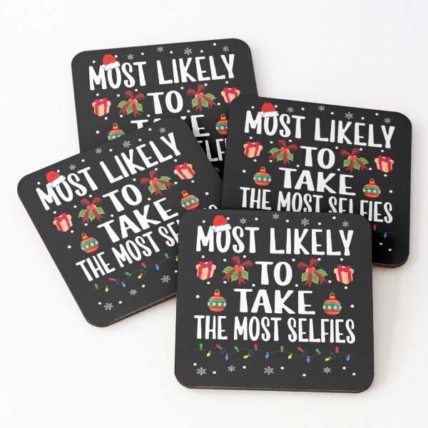 Item preview, Funny Matching Xmas Most Likely To Take The Most Selfies designed and sold by RichardSantosc1.