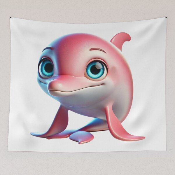 Item preview, Adorable Amazon River Dolphin designed and sold by Sillytoe.