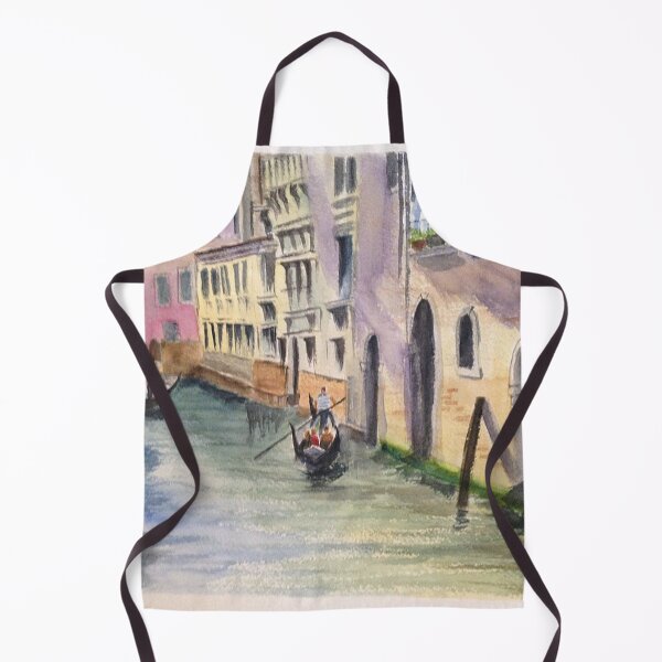 Item preview, Gondola on Venetion Canal with Buildings designed and sold by tomorrowsart.