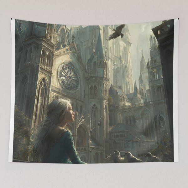 Item preview, The Silent Watcher of the Forgotten Citadel designed and sold by oanaunciuleanu.