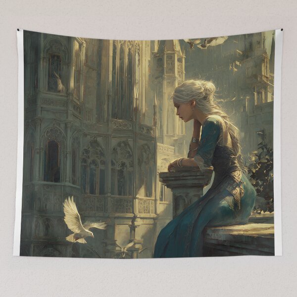 Item preview, The Silent Watcher of the Forgotten Citadel designed and sold by oanaunciuleanu.