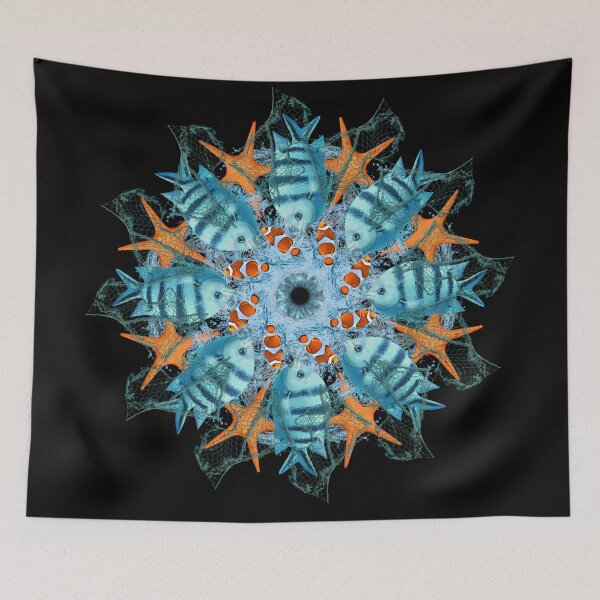 Item preview, nautical vibes mandala designed and sold by burenkaUA.