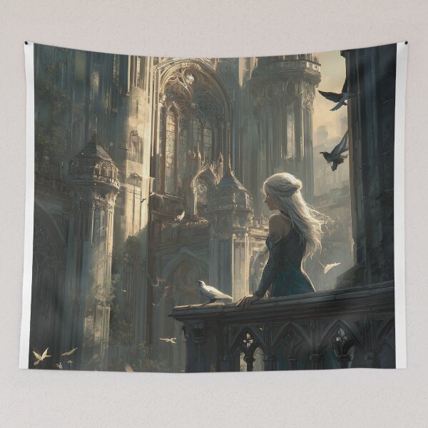 Item preview, The Silent Watcher of the Forgotten Citadel designed and sold by oanaunciuleanu.