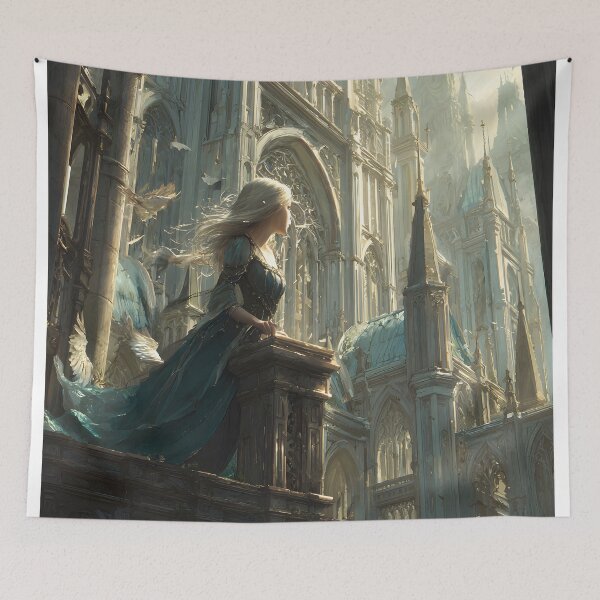 Item preview, The Silent Watcher of the Forgotten Citadel designed and sold by oanaunciuleanu.