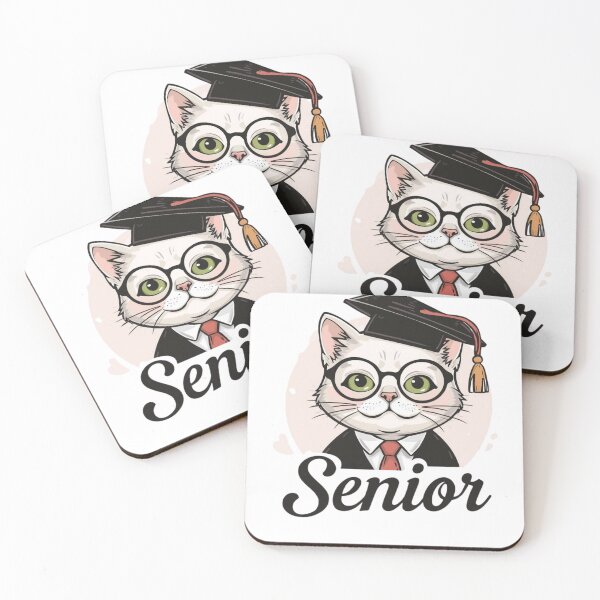 Item preview, Senior Cat – Funny Cute Graduation Kitty Design designed and sold by startwell.