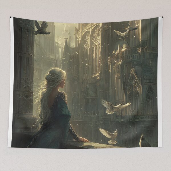 Item preview, The Silent Watcher of the Forgotten Citadel designed and sold by oanaunciuleanu.