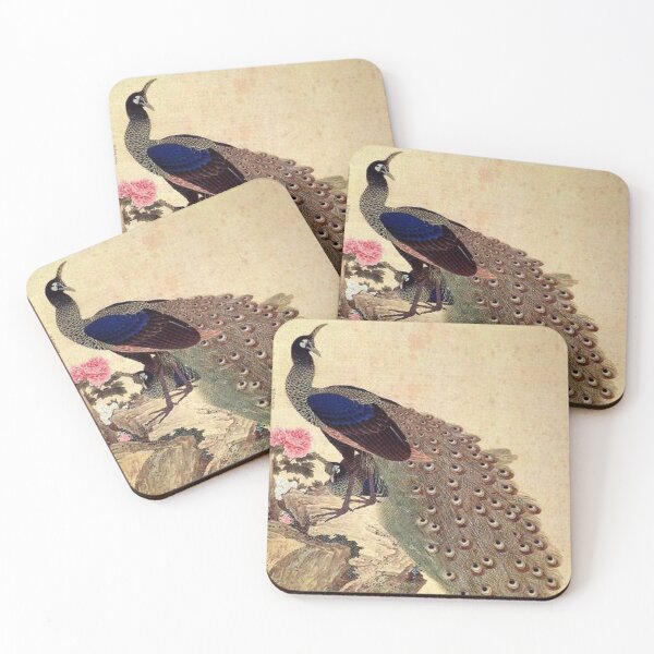 Item preview, Peacocks and Peonies designed and sold by tomorrowsart.