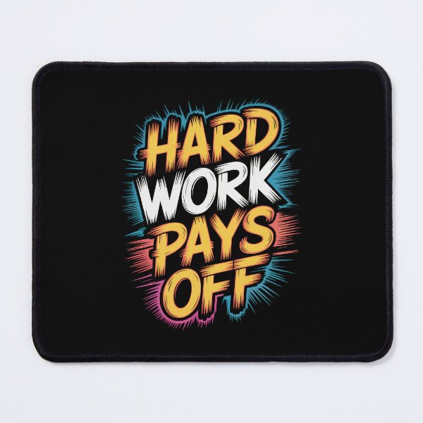 Item preview, Hard Work Pays Off Typography Design designed and sold by Enea Kelo.