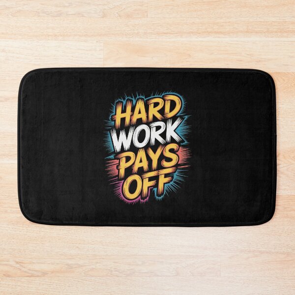 Item preview, Hard Work Pays Off Typography Design designed and sold by Enea Kelo.
