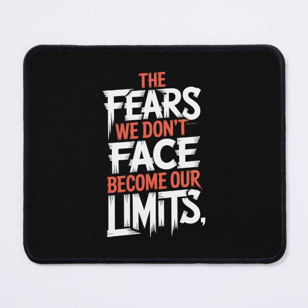 Item preview, Face Your Fears Typography Quote designed and sold by Enea Kelo.