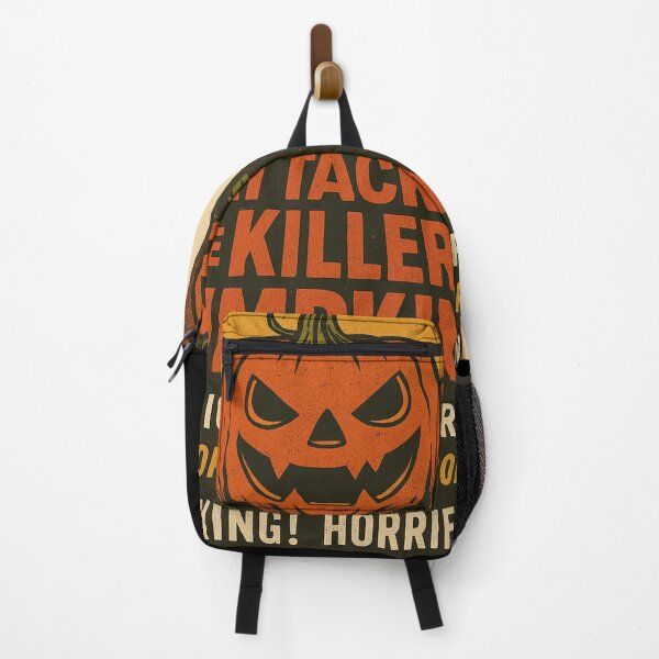 Item preview, Attack of the Killer Pumpkins – Retro Horror Halloween Poster designed and sold by Hot Cool Awesome.