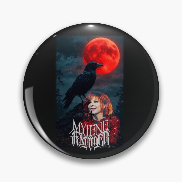 Item preview, Mylene Farmer Never_More_Crow designed and sold by MusicVibesTee.