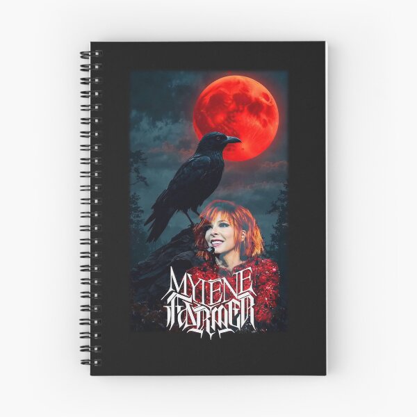 Item preview, Mylene Farmer Never_More_Crow designed and sold by MusicVibesTee.