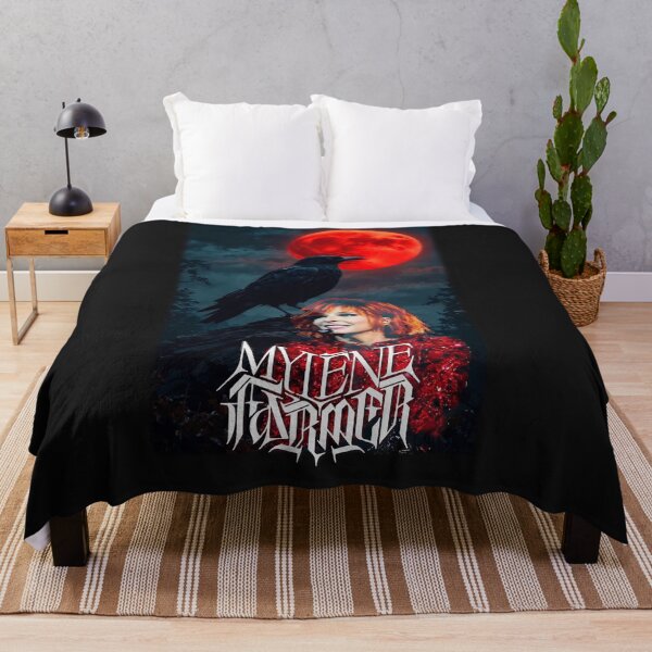 Item preview, Mylene Farmer Never_More_Crow designed and sold by MusicVibesTee.
