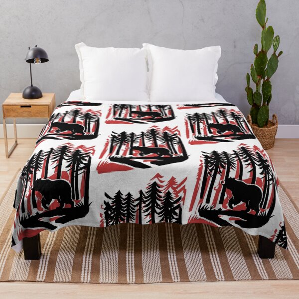 Item preview, Forest Roar: Bear and Trees designed and sold by All-Shopping.
