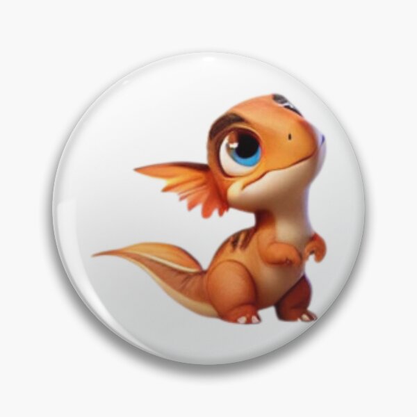 Item preview, Adorable Orange Baby Dinosaur designed and sold by Sillytoe.