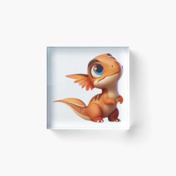Item preview, Adorable Orange Baby Dinosaur designed and sold by Sillytoe.