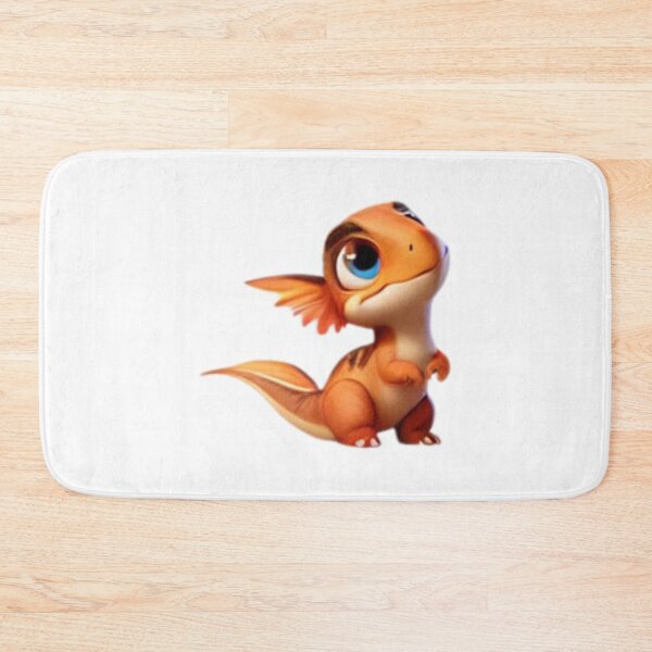 Item preview, Adorable Orange Baby Dinosaur designed and sold by Sillytoe.
