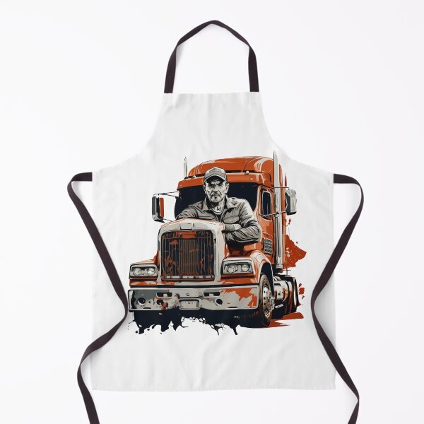 Item preview, Proud Truck Driver and Red Semi-Truck designed and sold by Apex Designs.