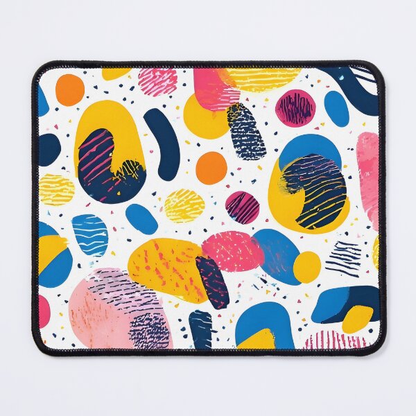 Item preview, Memphis Abstract Party Colors Pattern designed and sold by Harkins-House.