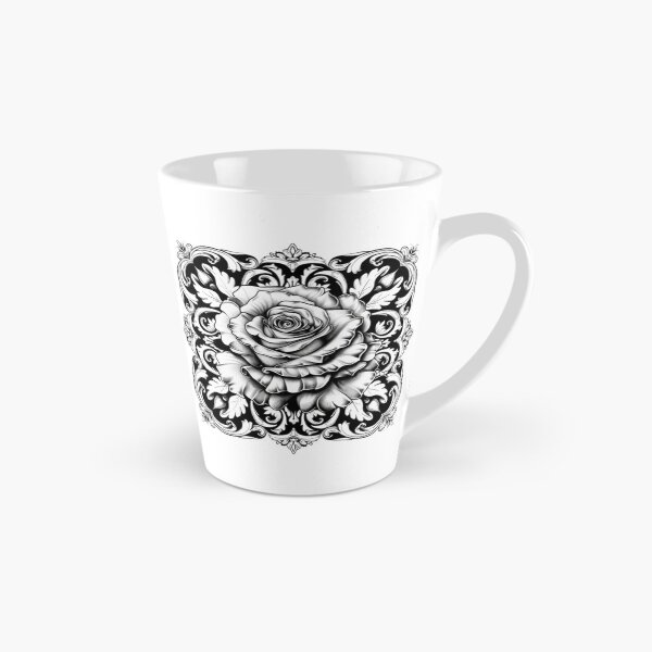 Item preview, Gothic Ornamental Rose designed and sold by AlexLineArt.