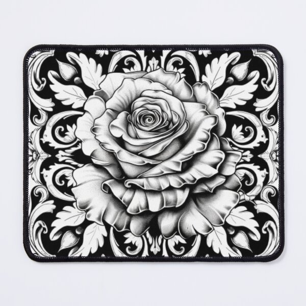 Item preview, Gothic Ornamental Rose designed and sold by AlexLineArt.