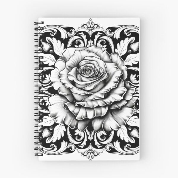 Item preview, Gothic Ornamental Rose designed and sold by AlexLineArt.