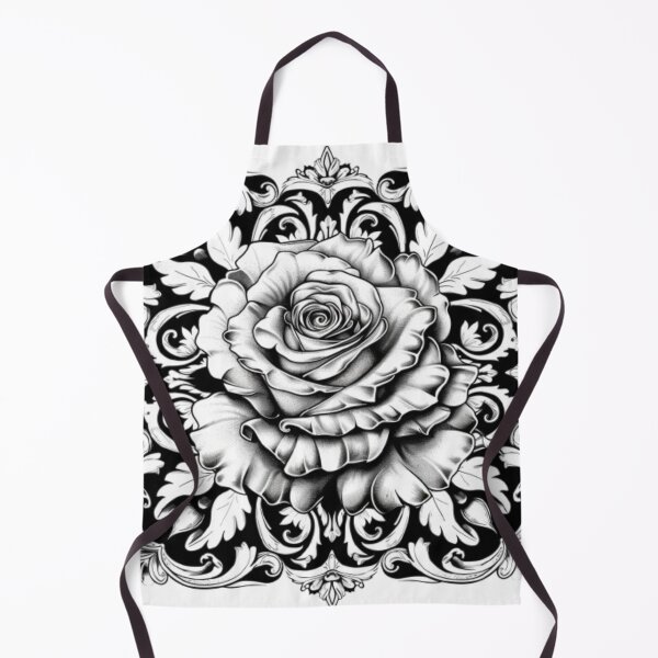 Item preview, Gothic Ornamental Rose designed and sold by AlexLineArt.