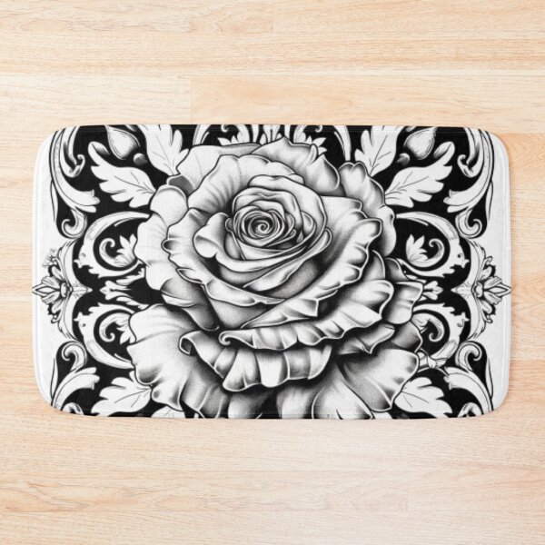 Item preview, Gothic Ornamental Rose designed and sold by AlexLineArt.