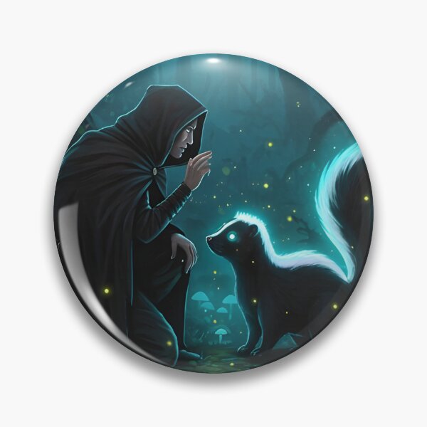 Item preview, The Skunk Whisperer Mystical Forest Guardian designed and sold by Uglyandcute.