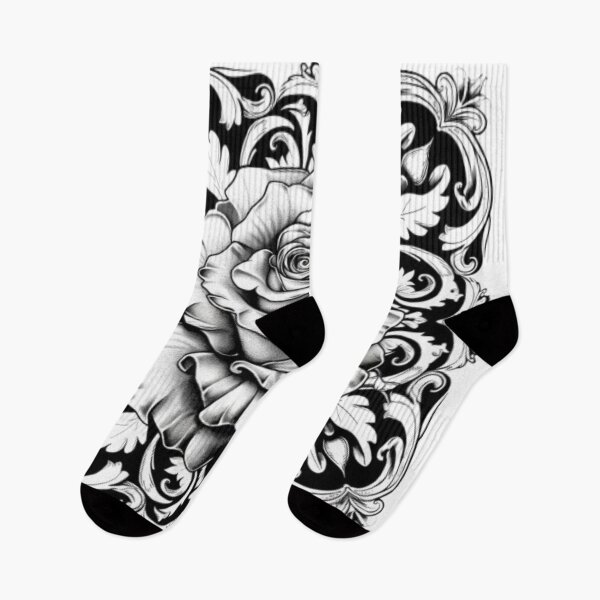 Item preview, Gothic Ornamental Rose designed and sold by AlexLineArt.