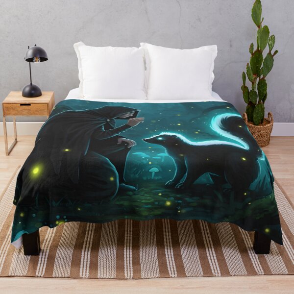 Item preview, The Skunk Whisperer Mystical Forest Guardian designed and sold by Uglyandcute.