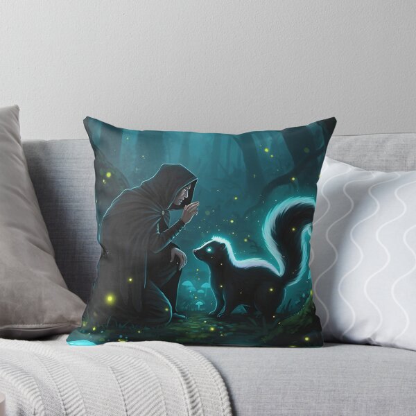 Item preview, The Skunk Whisperer Mystical Forest Guardian designed and sold by Uglyandcute.