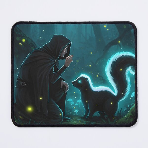 Item preview, The Skunk Whisperer Mystical Forest Guardian designed and sold by Uglyandcute.